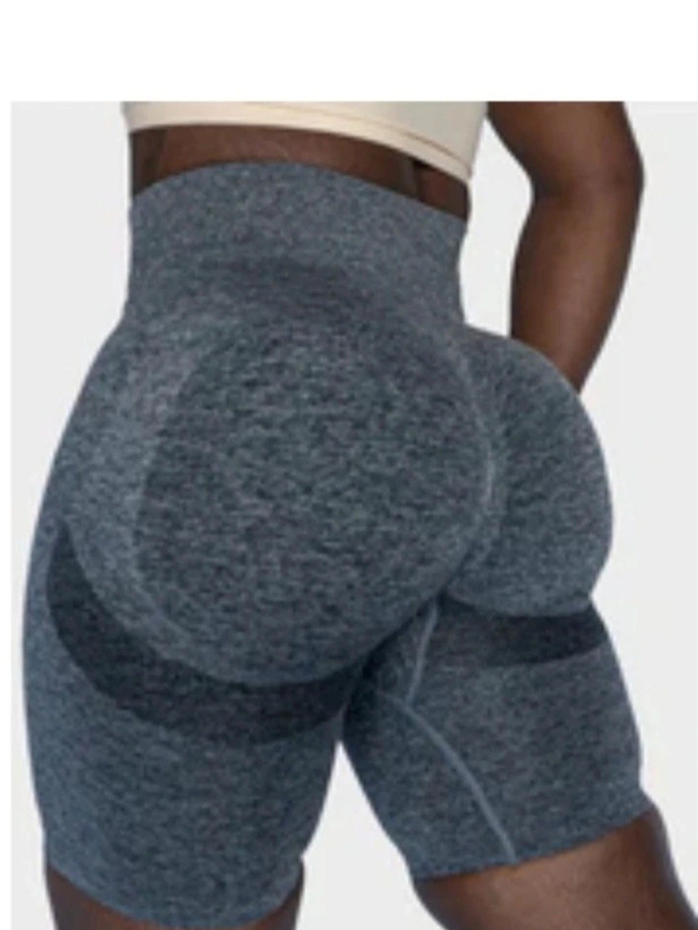 Cake Body Fitness Gray Butt Lifting Stallion Biker Shorts- NEW!!! Size: Small